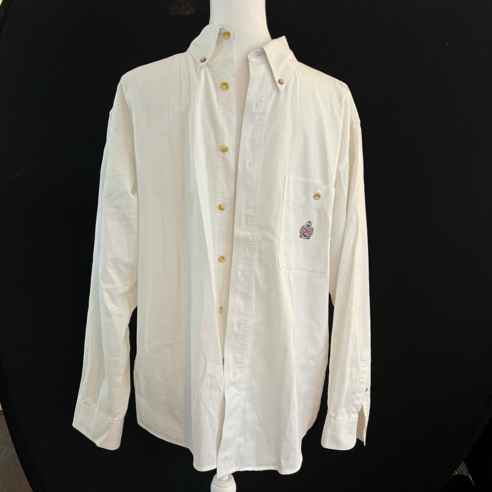 Vintage Y2K Bugle Boy White/Cream Dress Shirt